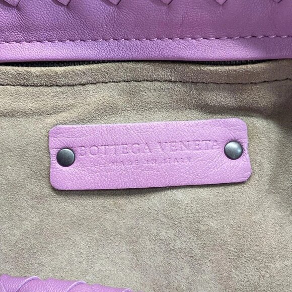 BOTTEGA VENETA Medium Garda Bag - Light Purple Leather B********* Handbag - Picture 9 of 15